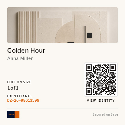 DIZON Identity Card für „Golden Hour“