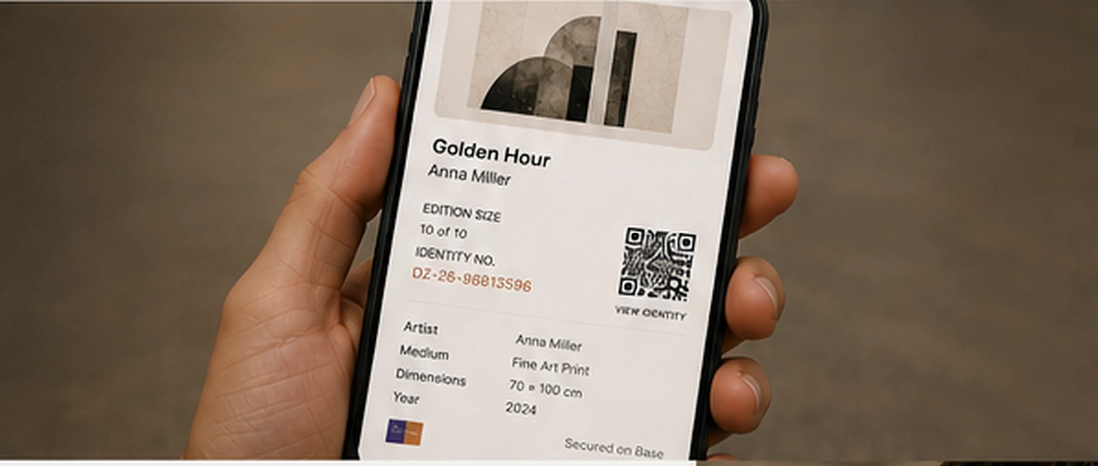 Die Identität von „Golden Hour“ auf einem Smartphone